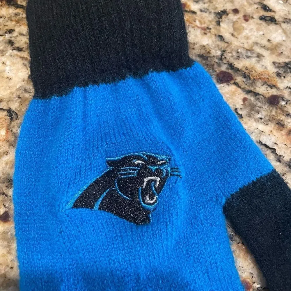 Carolina Panthers Knit Gloves Boys Unisex
